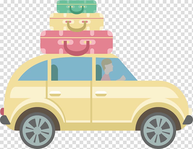 Car Suitcase, A suitcase with a suitcase transparent background PNG clipart