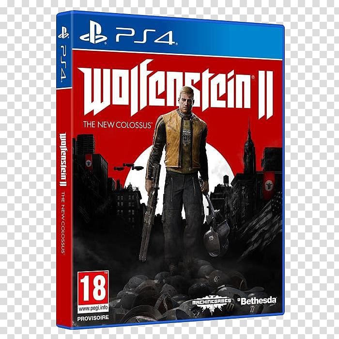 Wolfenstein II: The New Colossus Wolfenstein: The New Order PlayStation 4 Call of Duty: WWII Xbox One, colossus transparent background PNG clipart