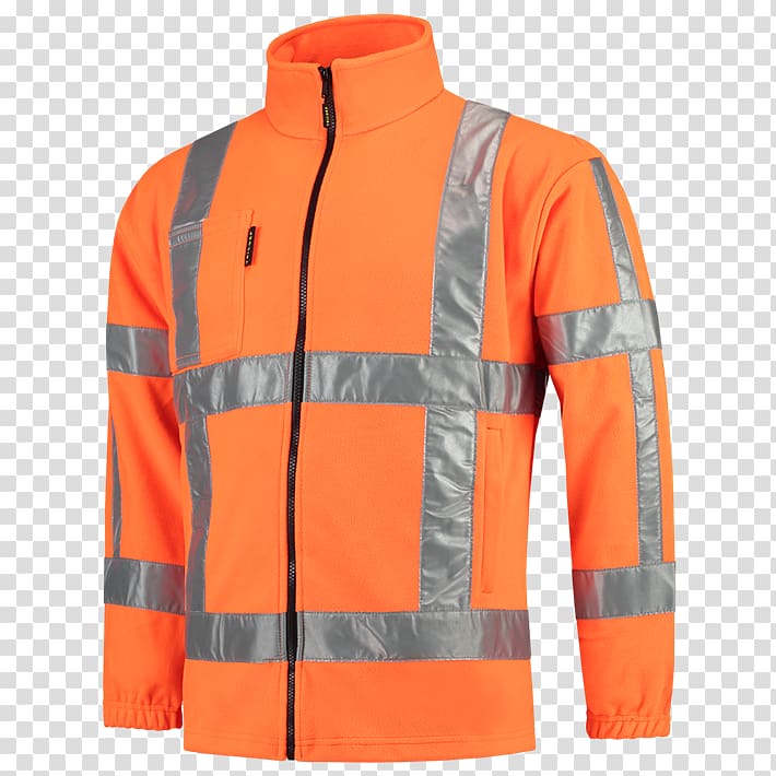 Jacket Workwear Polar fleece High-visibility clothing Windstopper, jacket transparent background PNG clipart