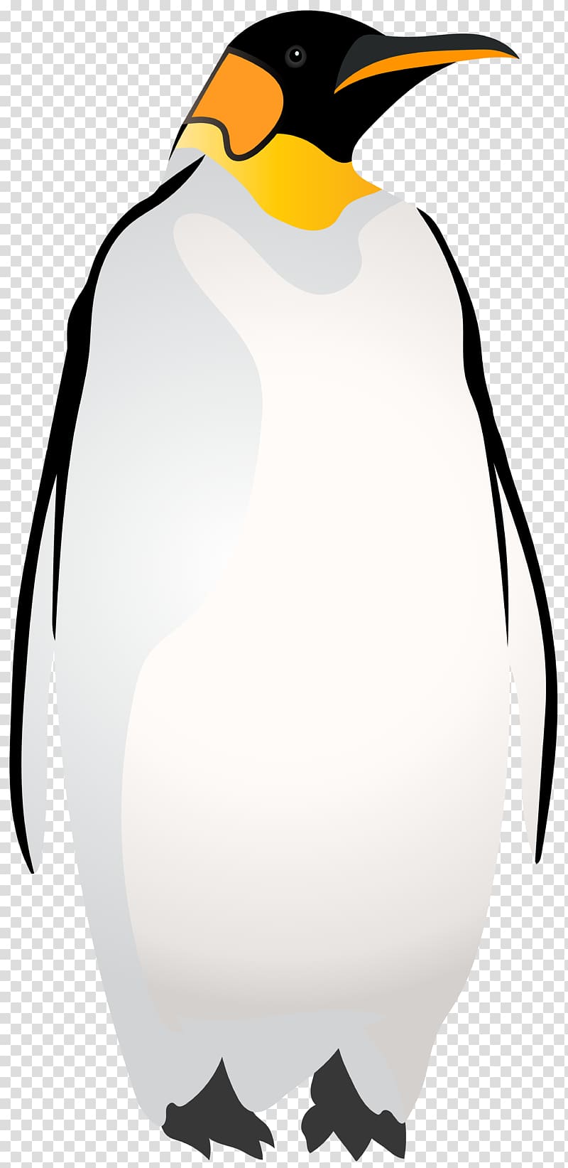 King penguin Black and white , Emperor Penguin transparent background PNG clipart