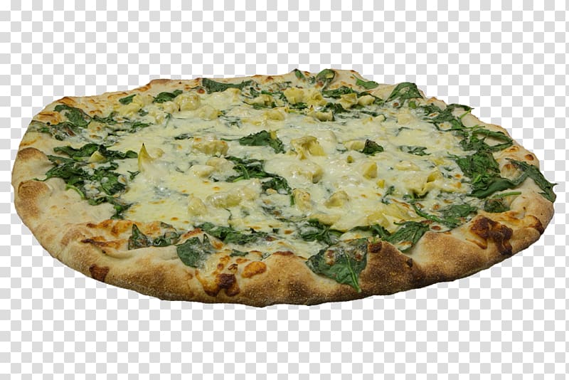 Pizza Manakish Italian cuisine Vegetarian cuisine Sicilian cuisine, spinach transparent background PNG clipart