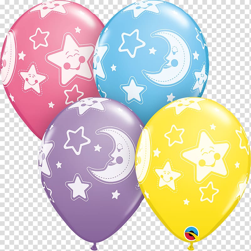 Balloon Infant Baby shower Star Helium, balloon transparent background PNG clipart