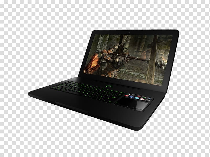 Laptop Computer keyboard Gaming computer Gamer Razer Inc., razor blade transparent background PNG clipart