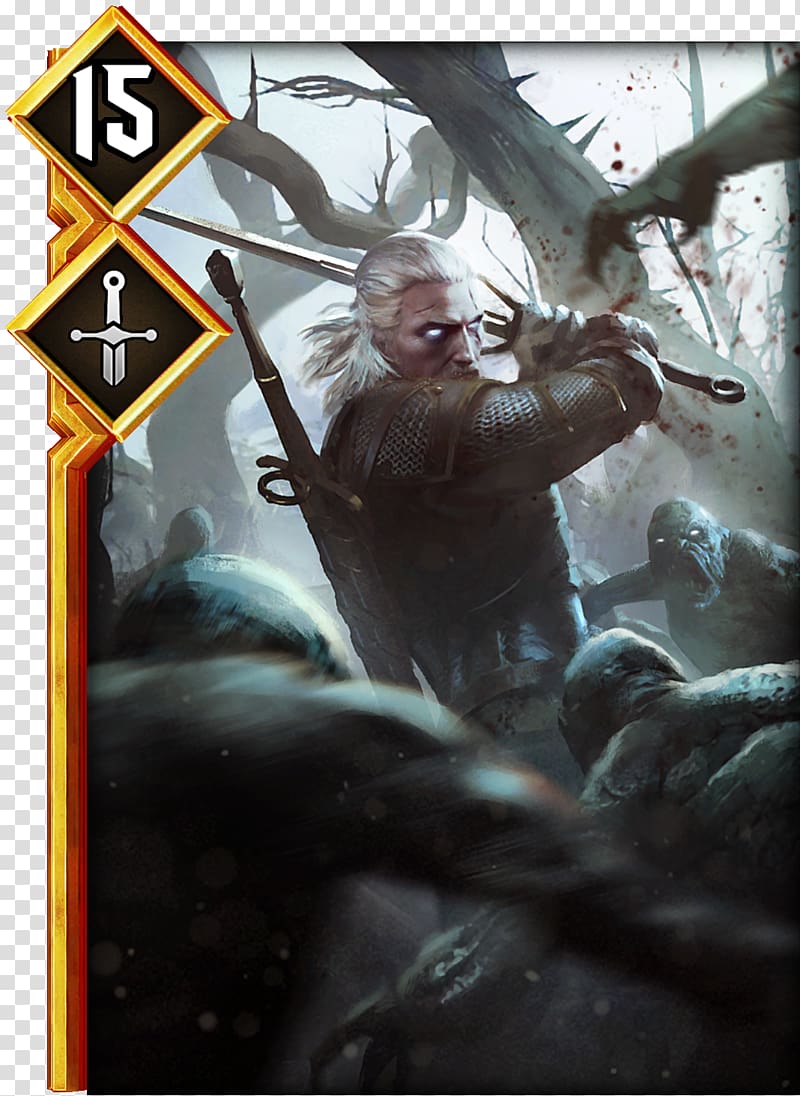 Gwent: The Witcher Card Game The Witcher 3: Wild Hunt Geralt of Rivia The Witcher 2: Assassins of Kings, the witcher transparent background PNG clipart