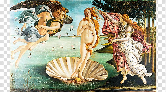 Uffizi The Birth of Venus Renaissance Primavera, venus transparent background PNG clipart