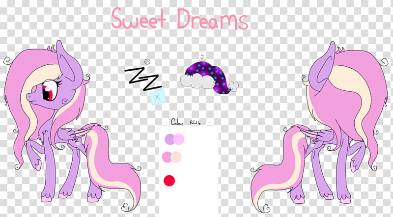 Horse Unicorn , sweet dreams transparent background PNG clipart