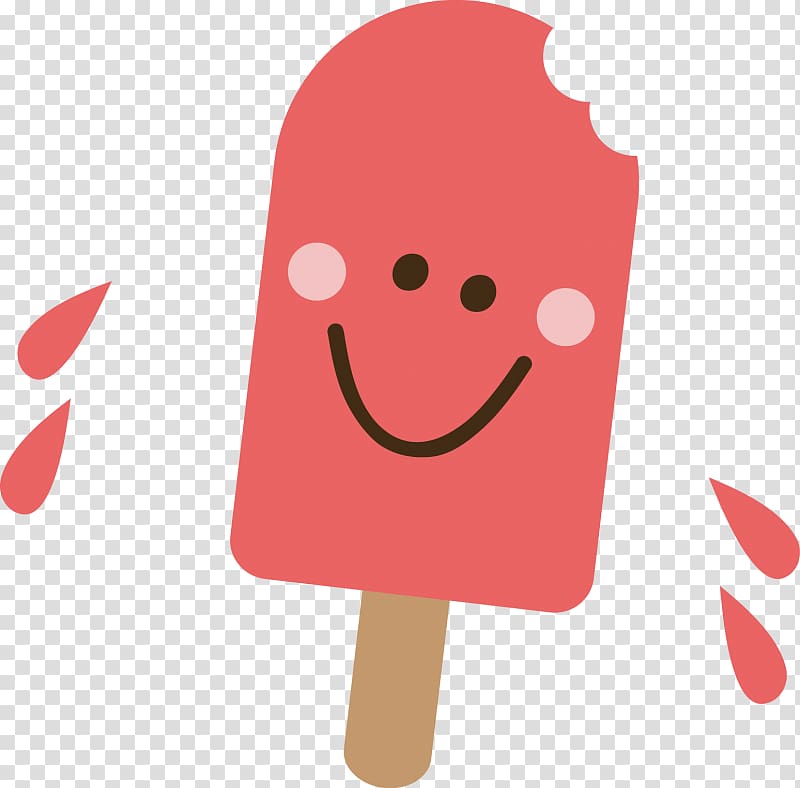 red popsicle , Ice cream cone Ice pop , Summer Popsicle transparent background PNG clipart