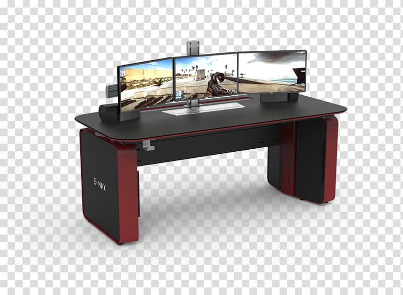 Sit-stand desk Table Video game Electronic sports, table transparent background PNG clipart