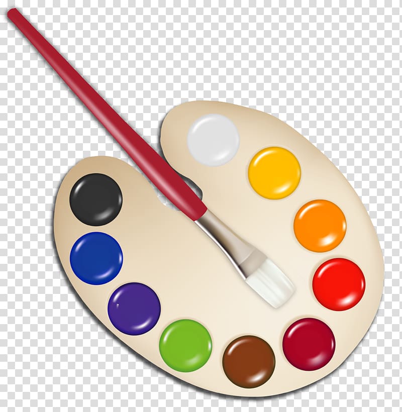 Palette Paintbrush , Paint Palette transparent background PNG clipart