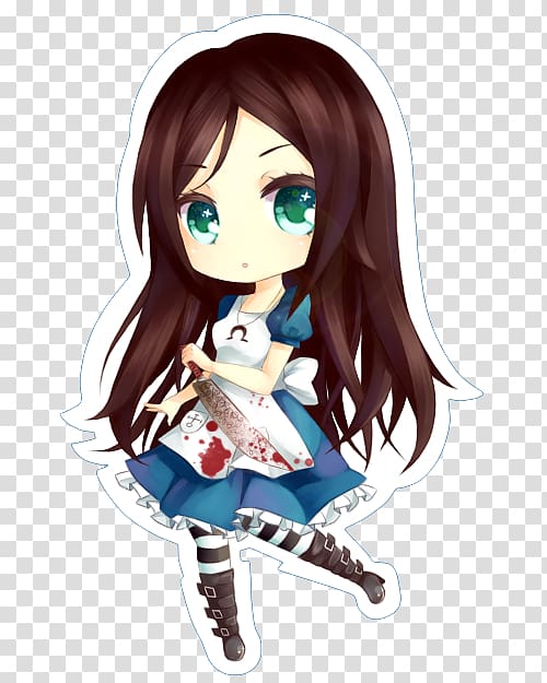 Alice: Madness Returns Alice\'s Adventures in Wonderland American McGee\'s Alice Cheshire Cat, Chibi transparent background PNG clipart