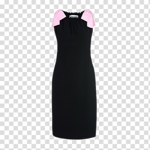 Little black dress Shoulder Formal wear, Slim silk dress transparent background PNG clipart