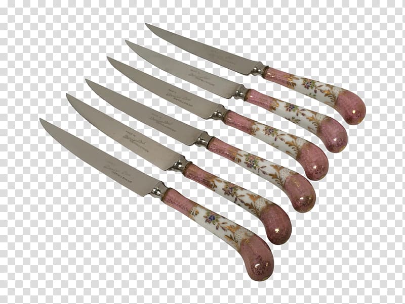 Steak knife Kitchen Knives Sheffield Porcelain, knife transparent background PNG clipart