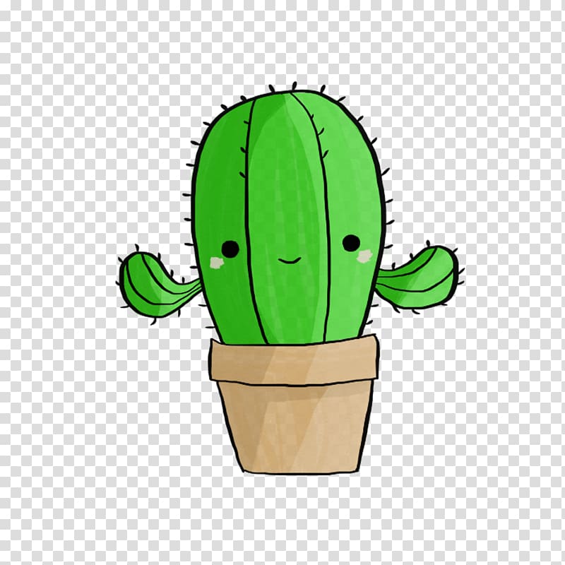 Cactaceae Drawing Succulent plant Kavaii, Cactus Cartoon s, chibi, grass png