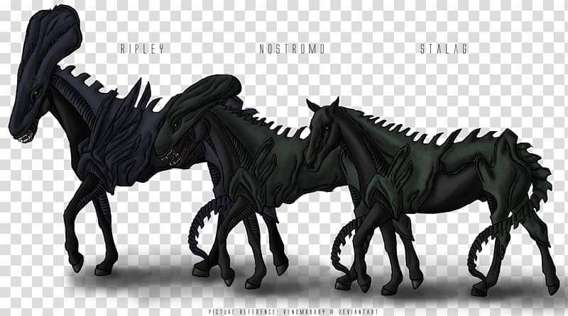 Alien Ellen Ripley Art Horse, Alien transparent background PNG clipart