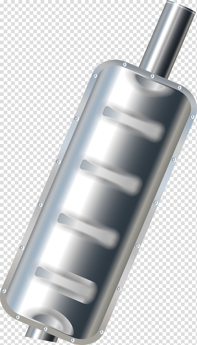 Exhaust system Pipe , Silver simple exhaust pipe transparent background PNG clipart