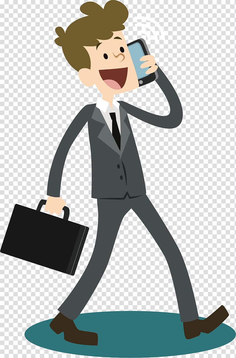 man calling clipart