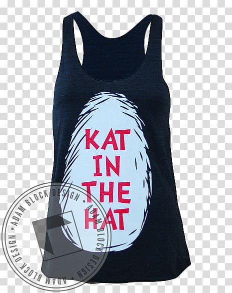 T-shirt Gilets Active Tank M Sleeveless shirt, The Cat in the Hat Quotes Thing transparent background PNG clipart