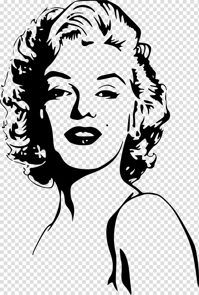 Marilyn Monroe transparent background PNG clipart