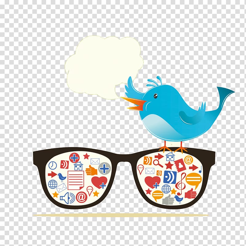 Social media marketing Digital marketing Icon, twitter Bluebird illustrator material transparent background PNG clipart