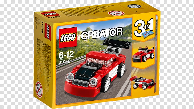 LEGO 31055 Creator Red Racer Toy Lego City LEGO 31054 Creator Blue Express, toy transparent background PNG clipart