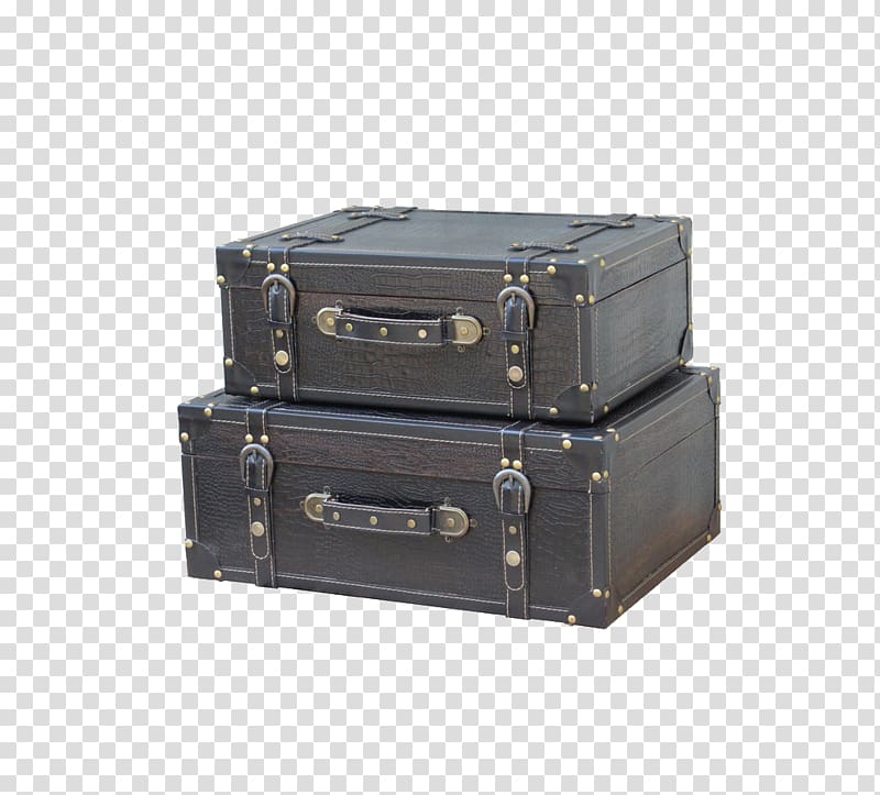 Table Suitcase Artificial leather Trunk, box transparent background PNG clipart