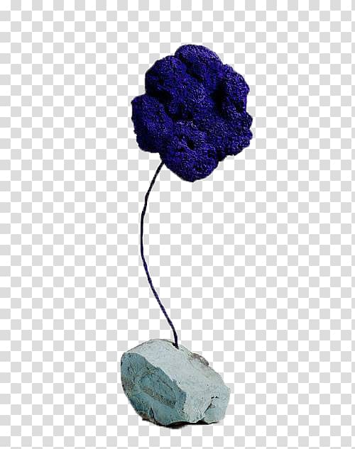Solomon R. Guggenheim Museum International Klein Blue Contemporary art Sponge Sculpture, Made of stone flower material transparent background PNG clipart