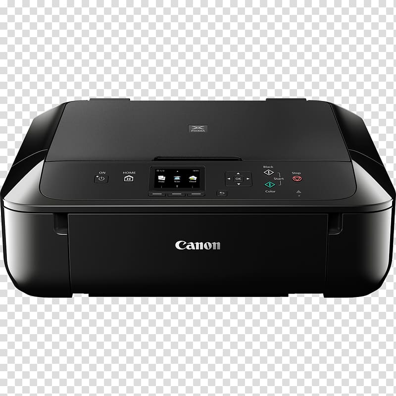 Canon PIXMA MG5750 Multi-function printer Inkjet printing, Canon printer transparent background PNG clipart