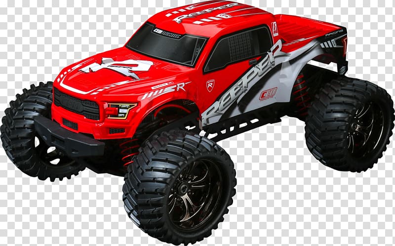 Radio-controlled car Radio-controlled model Monster truck Radio control, MONSTER TRUCKS transparent background PNG clipart