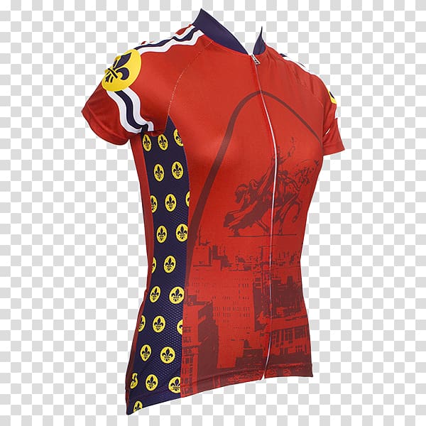 Cycling jersey T-shirt Sleeve, retro jerseys transparent background PNG clipart