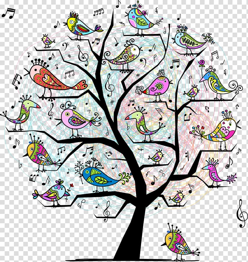 The Vivaldi Recordings Academy of Ancient Music Conductor Concerto, birds tree transparent background PNG clipart
