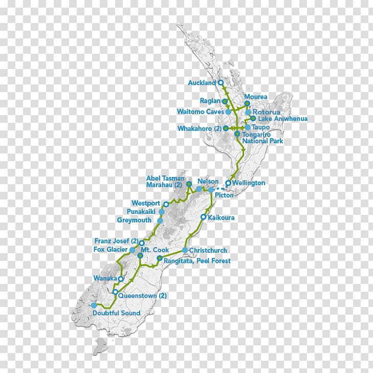 Fox Glacier Bus Aoraki / Mount Cook Map Auckland Region, bus transparent background PNG clipart