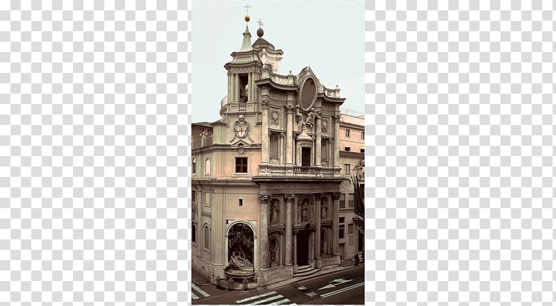 San Carlo alle Quattro Fontane Church of Saint Andrew\'s at the Quirinal Baroque architecture Facade St. Peter\'s Basilica, rome church transparent background PNG clipart