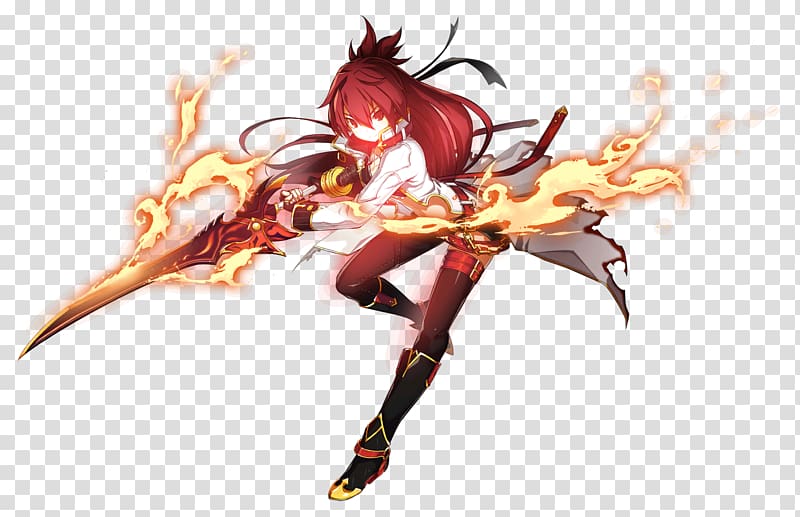 Elsword Elesis Game Character Drawing, blaze transparent background PNG clipart