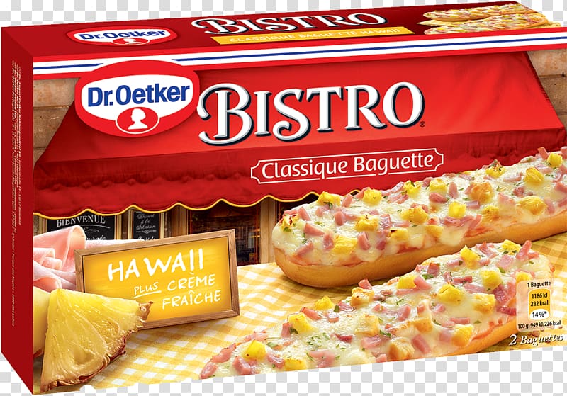 Baguette French cuisine Ham Bistro Hawaiian pizza, hawaiian pizza cupcakes transparent background PNG clipart