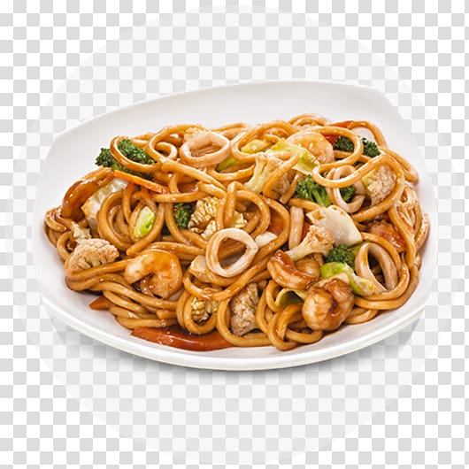 Lo mein Yakisoba Chow mein Chinese noodles Fried noodles, sushi transparent background PNG clipart