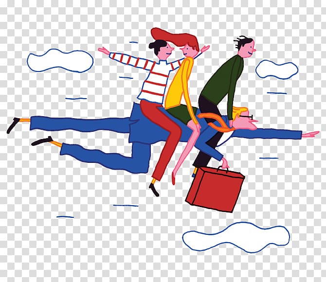 Drawing User interface design Illustrator Illustration, Cartoon flying man transparent background PNG clipart
