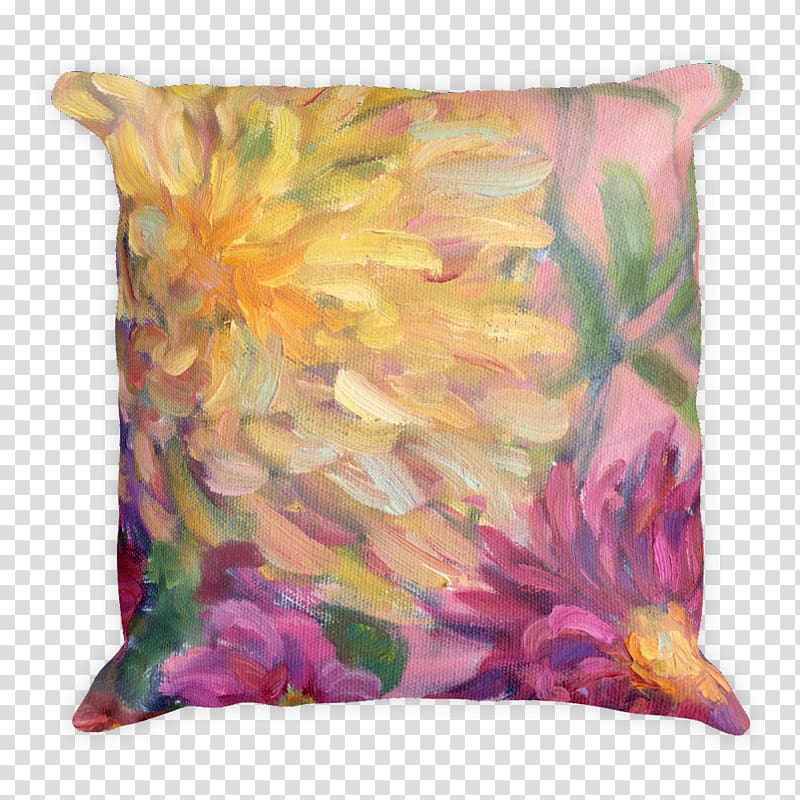 Throw Pillows Cushion Art Garden, pillow transparent background PNG clipart