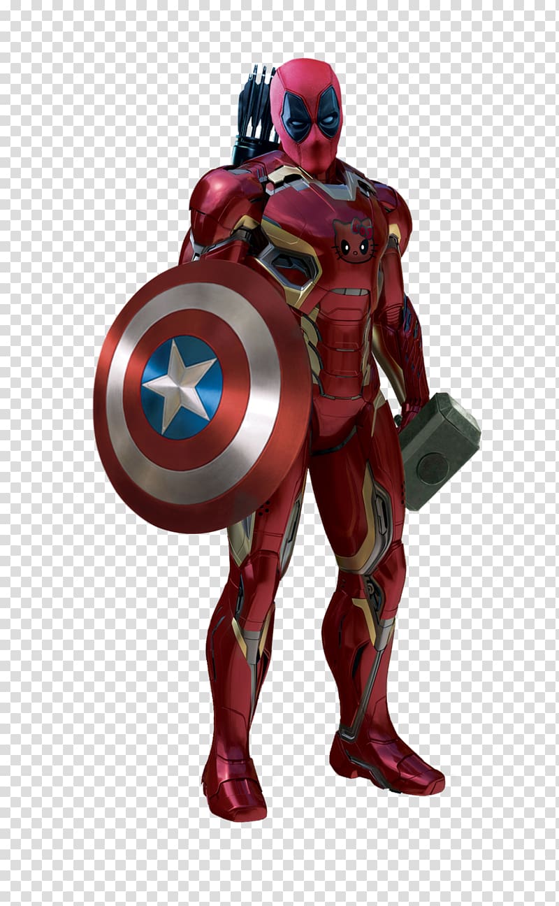 Avengers Captain America Spiderman Hulk Loki Deadpool X men Iron Man sticker