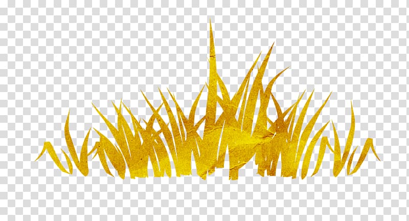 Illustration, Yellow grass transparent background PNG clipart