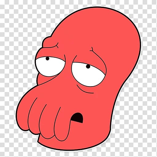 Zoidberg Philip J. Fry Bender Sticker Amy Wong, bender transparent background PNG clipart