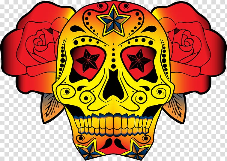 Vergil Tattoo Skull , h1z1 day of the dead transparent background PNG clipart
