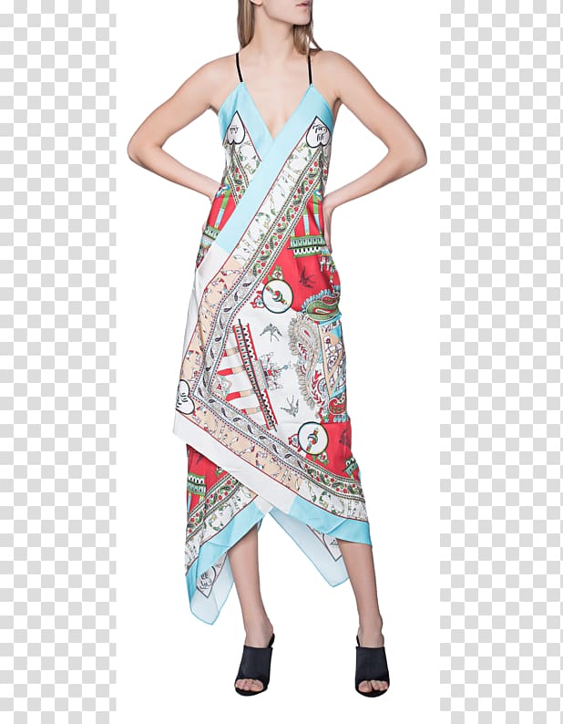 Paisley Silk Dress Fashion T-shirt, fashion woman printing transparent background PNG clipart