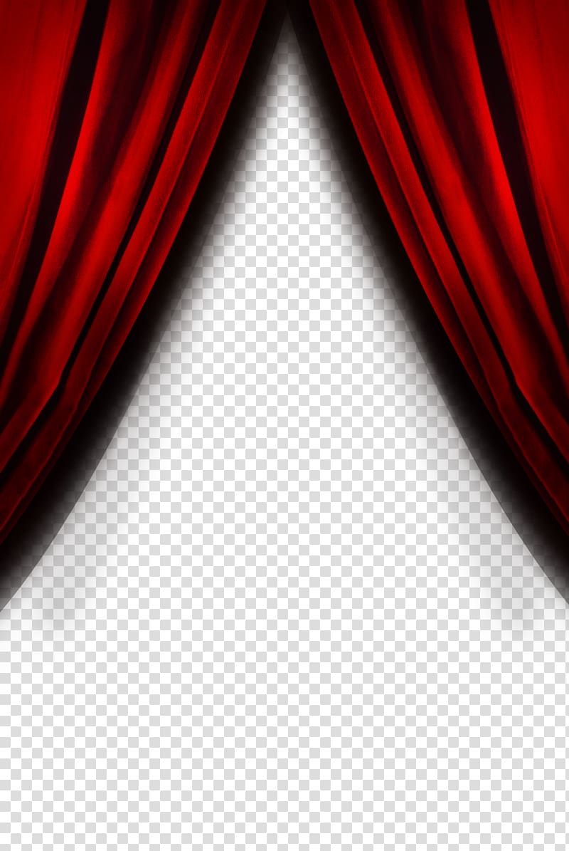 Theater drapes and stage curtains Close-up Computer Theatre , Red, red ribbon, Taobao material transparent background PNG clipart