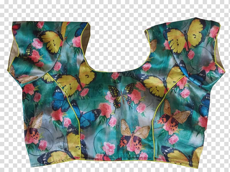 Sari Blouse Silk Clothing Color, mixed colors transparent background PNG clipart
