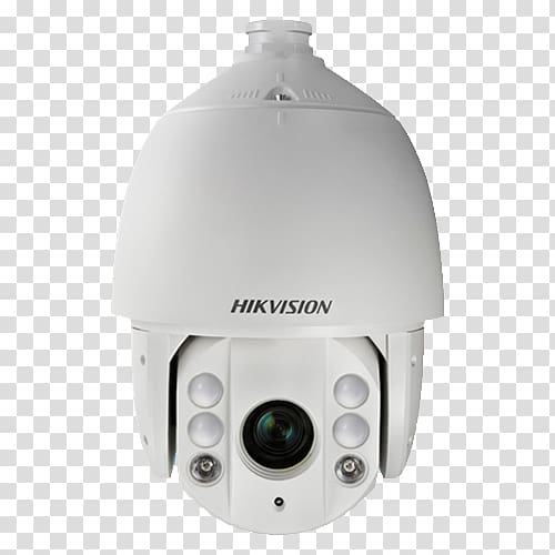 Pan–tilt–zoom camera Hikvision 2MP IR Ptz, 3D dnr, Ultra bajo IP camera, Camera transparent background PNG clipart