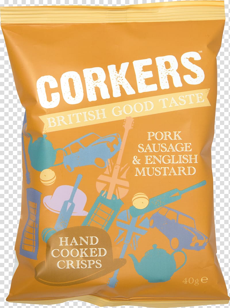 Potato chip Corkers sea salt Corkers red leicester & caremalised onion Corkers Sweet Potato with Chilli Crisps Product, crisp transparent background PNG clipart