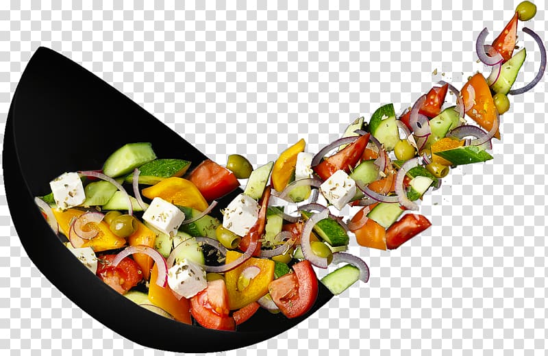Greek salad Sushi Vegetarian cuisine Pizza, salad transparent background PNG clipart