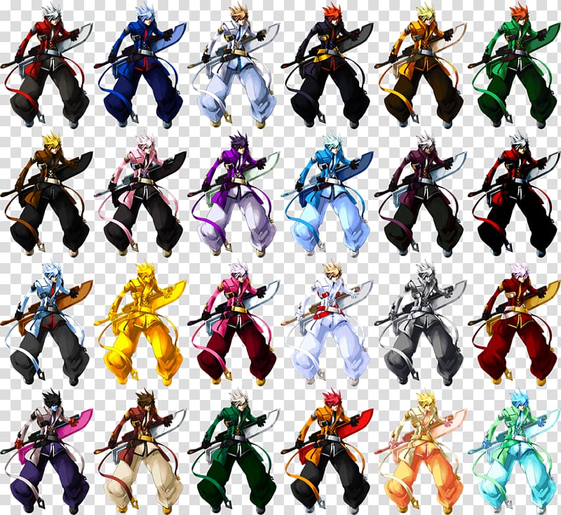 BlazBlue: Calamity Trigger BlazBlue: Chrono Phantasma BlazBlue: Continuum Shift Color Palette, sprite transparent background PNG clipart