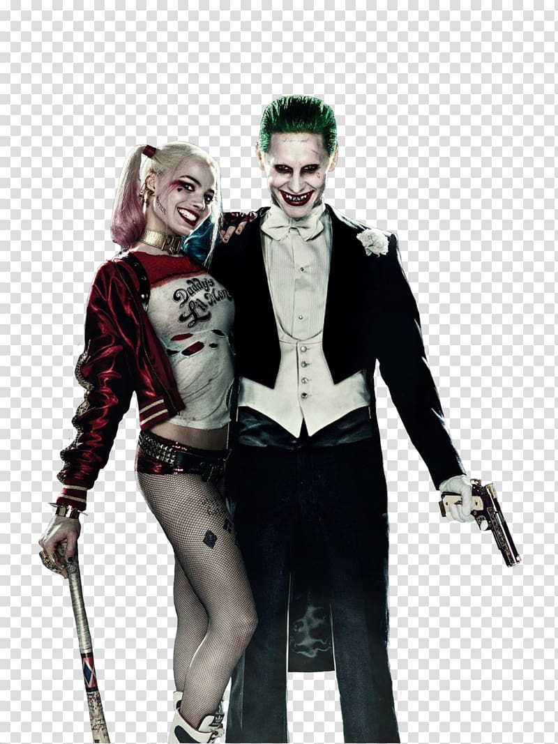 The Joker and Harley Quinn , Harley Quinn Joker Batman Deadshot Amanda Waller, Harley Quinn transparent background PNG clipart