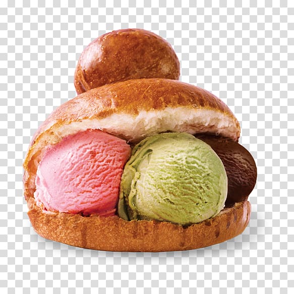 Ice cream Granita Sicilian cuisine Breakfast Brioche, ice cream transparent background PNG clipart